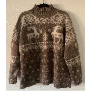 Ralph Lauren Reindeer Mock Turtleneck